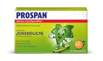 Prospan Lutschpastillen.